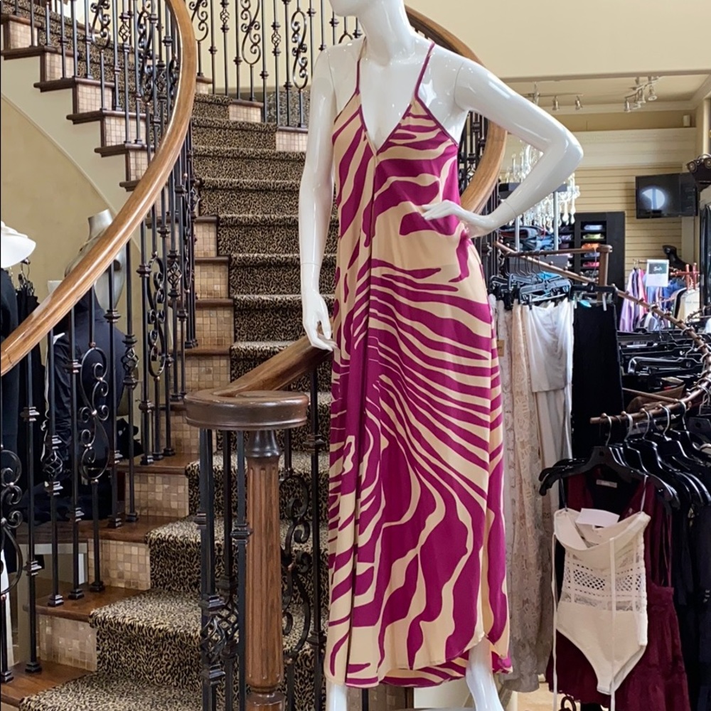 COPY - Ramona LaRue striped maxi dress